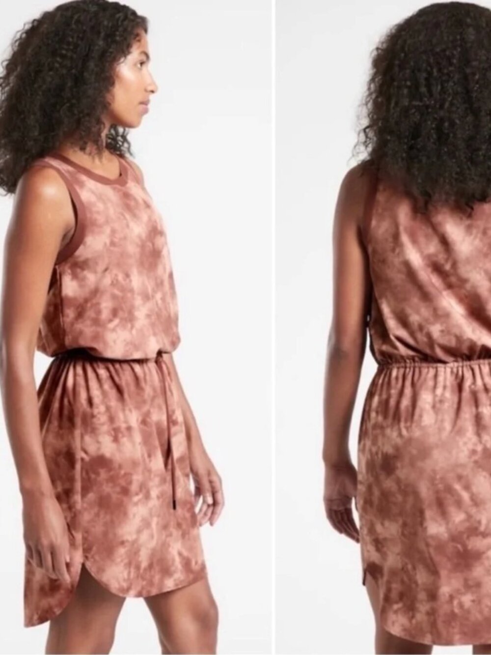 NWT ATHLETA Rincon‎ Printed Dress in Evian Hearth Rose Plus Size 1X